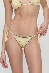 Mackenzie Reversible Bikini Bottom - Honey Bug