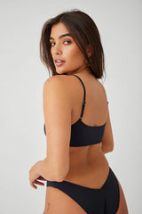 Dallas Bralette Bikini Top - Black