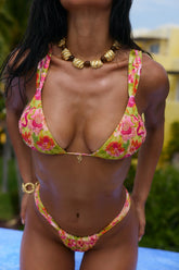 Cyprus Bikini Top in Florita