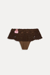 x Devon Lee Carlson Shelly Crochet Swim Skirt - Daisy Lynn