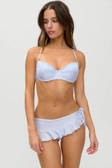 Farah Satin Swim Skirt - Frosting