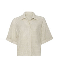Biscotti Blake Button Top