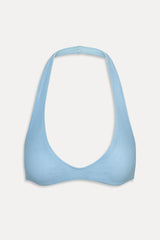 x JENNIE Malia Terry Bikini Top - Ocean Dip
