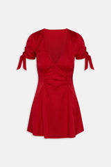 Ella Satin Mini Dress - Heartstrings
