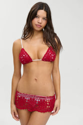 Shelly Crochet Swim Skirt - Havana Crochet