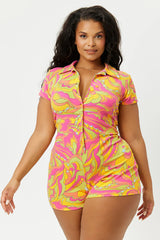 Rose Terry Romper - Peace Terry