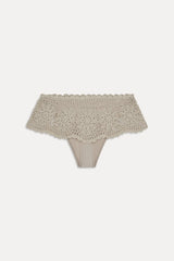 Shelly Crochet Shine Swim Skirt - Birthday Suit