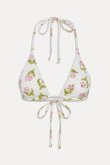 Grace Beaded Triangle Bikini Top - Cherry Picked