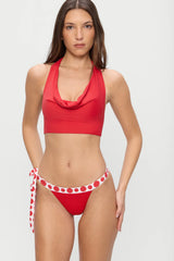 Coco Skimpy Bikini Bottom - Red Dottie