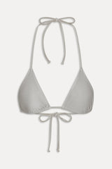 x JENNIE Nick Satin Bikini Top - Moon