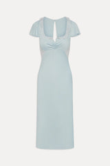 Delicate Lace Midi Dress - Angel's Breath