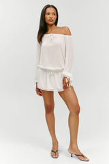 x Paige Lorenze Forever Yours Chiffon Mini Dress - Sunday Ceremony