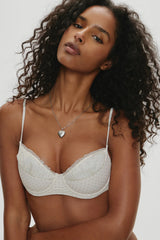 x Khy Austin Underwire Bikini Top - Pearl Dot
