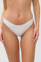x JENNIE Dove Satin Bikini Bottom - Moon