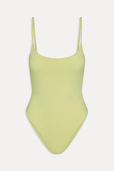 Juliet Cheeky One Piece Swimsuit - Yellow Mojito