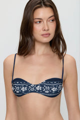 Magnolia Skimpy Bikini Top - Malibu Blue