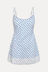 Delaney Polka Dot Mini Dress - Delicate Dot
