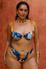 Ventura Bikini Top in Azul