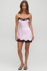 x Devon Lee Carlson Liz Silk Slip Dress - Ballerina