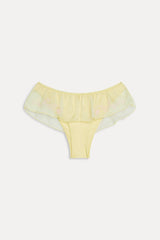 x Devon Lee Carlson Mercer Chiffon Swim Skirt - Just Like Honey