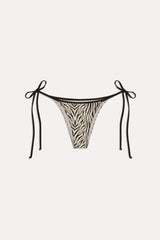 Mackenzie Skimpy String Bikini Bottom - Zebra