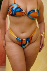 Cyprus Bikini Bottom in Azul