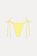 Tia Skimpy String Bikini Bottom - Yellow Iris