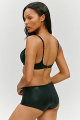 x KHY Zuma Metallic Swim Short - Black Chrome