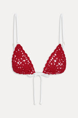 Elena Micro Crochet Bikini Top - Havana Crochet