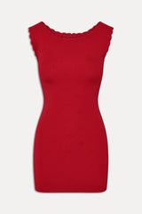Leila Mini Dress - Red Rose