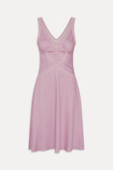 Memory Lane Satin Midi Dress - Love Drop