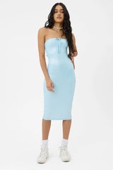 Hope Iridescent Strapless Dress - Cloud Chaser