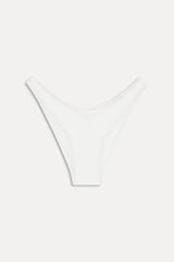 x Paige Lorenze Harper Ribbed Cheeky Bikini Bottom - Marry Me