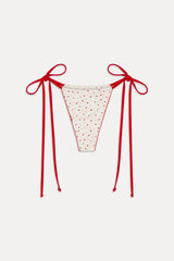 Tidal Micro String Bikini Bottom - Tiny Berry
