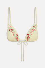 Elena Micro Triangle Bikini Top - Hibiscus Beach