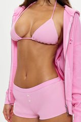 Belle Cheeky Swim Shorts- Blush