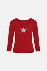 x JENNIE Venus Cotton Top - Roses