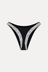 x Khy Dove Lace Bikini Bottom - Midnight Lace
