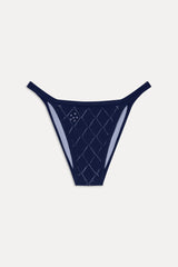Tide Cheeky Bikini Bottom - Diamond Stitch