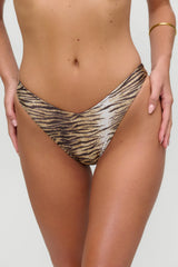 x Devon Lee Carlson Harper Cheeky Bikini Bottom - Rawr