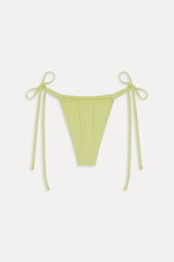 Tia Skimpy String Bikini Bottom - Yellow Mojito