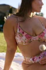 Lefkada Bikini Top in Cherie