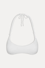x JENNIE Hana Halter Bikini Top - Optic White