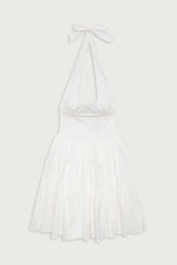 Tulsa Halter Midi Dress - White
