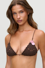 x Devon Lee Carlson Elena Crochet Bikini Top - Daisy Lynn