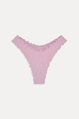 Dalton Micro Bikini Bottom - Frosted Peony