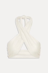 x Paige Lorenze Forever Wrap Satin Top - I Do