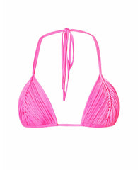 Vivid Pink Isla Triangle Top