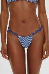 Beckett Micro Bikini Bottom - Starry Gingham