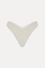 x Khy Enzo Cheeky Bikini Bottom - Pearl Dot
